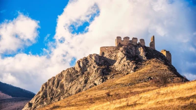 Burg Colțești im Trascău-Gebirge