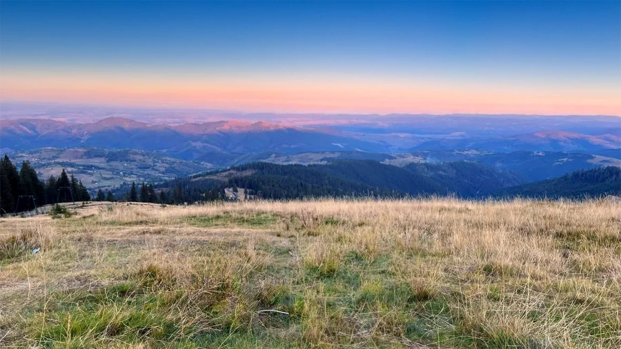 Landschaft am Vlădeasa-Gipfel