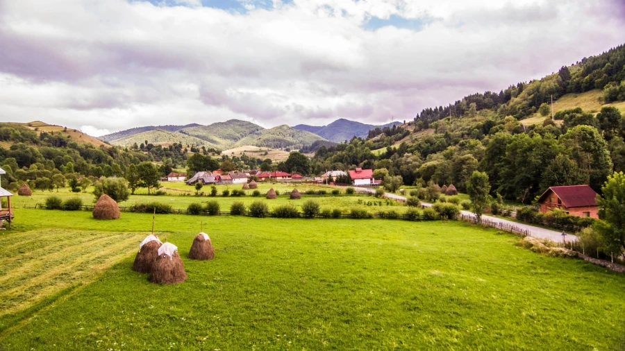 Landschaft bei Săcuieu