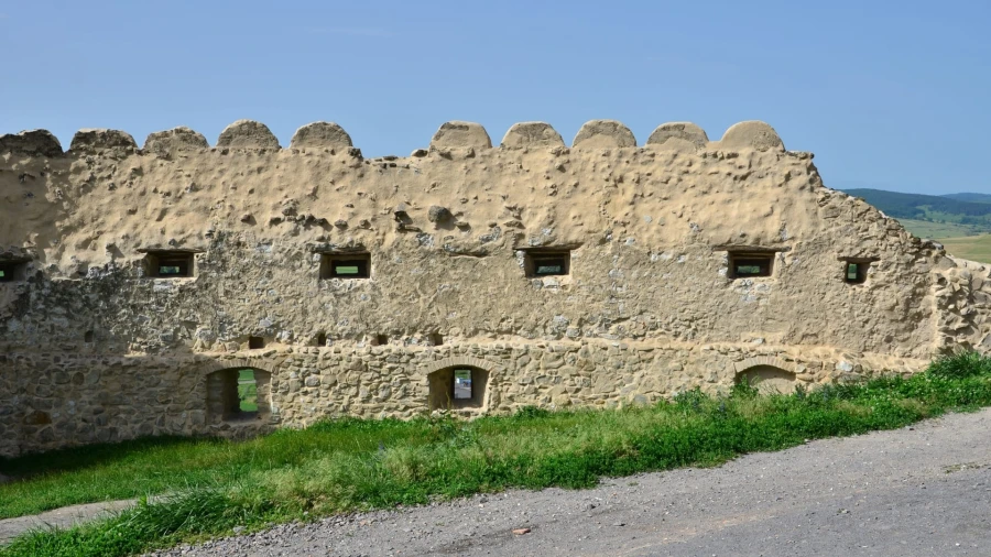 Rupea Fortress walls
