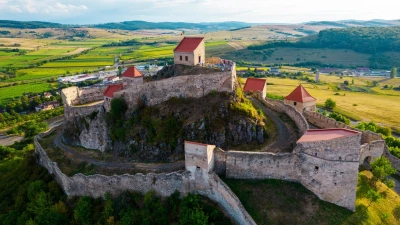 Rupea Fortress landscape