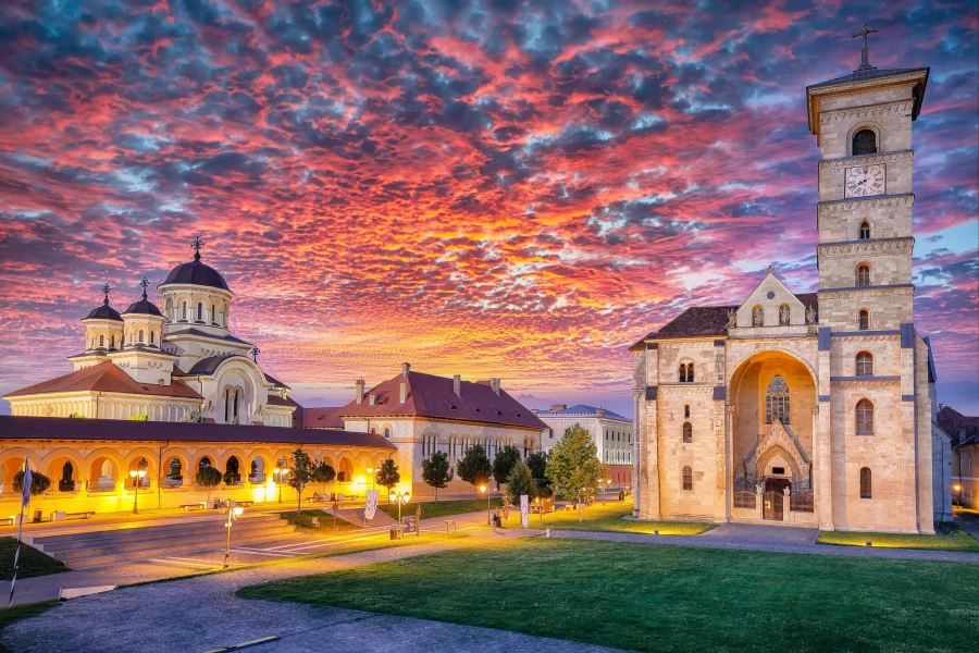 Reunification Cathedral and Roman Catholic Cathedral, Alba Iulia