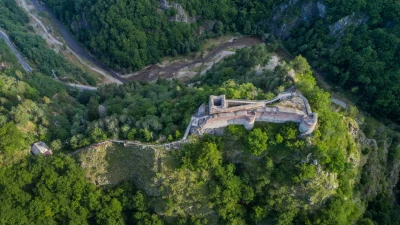 Poenari Fortress seen from above