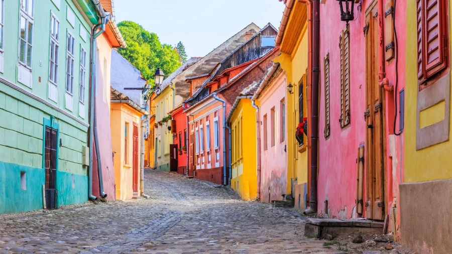 Lane in Sighișoara Citadel