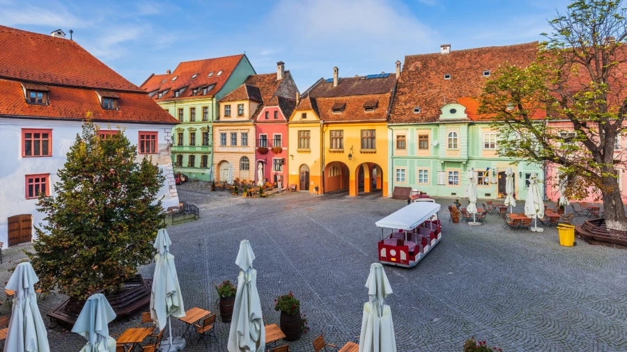 Terraces on Citadel Square, Sighișoara