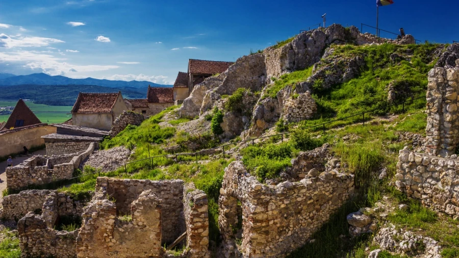 Râșnov Fortress Ruins - Architecture