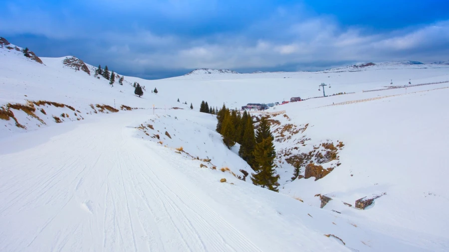 Auf der Piste in Sinaia