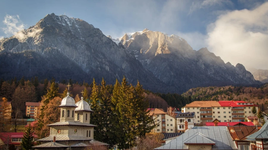 Bucegi-Gebirge - Blick von Bușteni