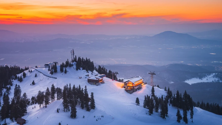 Winter im Postăvarul-Massiv