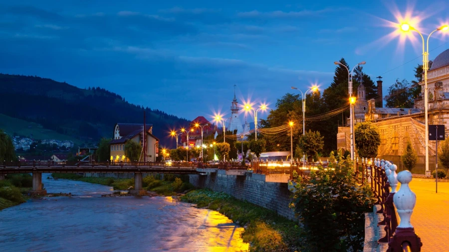 Fluss Dorna - Vatra Dornei
