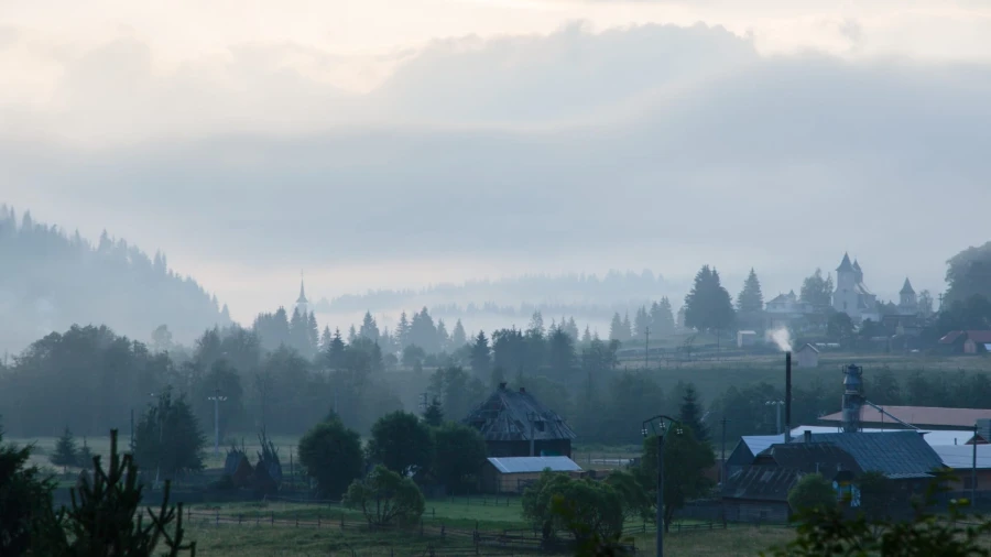 Morgen in Vatra Dornei