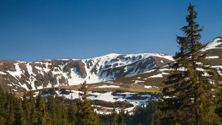 Rodnaer Gebirge - Winteransicht