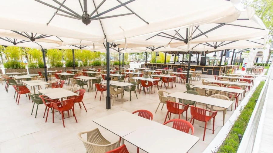Terrasse des Hotels Riviera