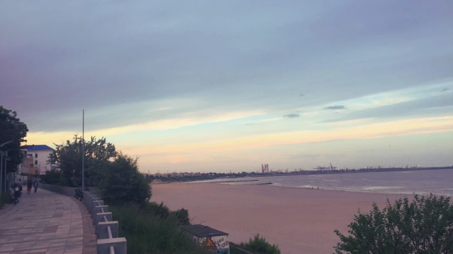 Eforie Nord von der Promenade aus