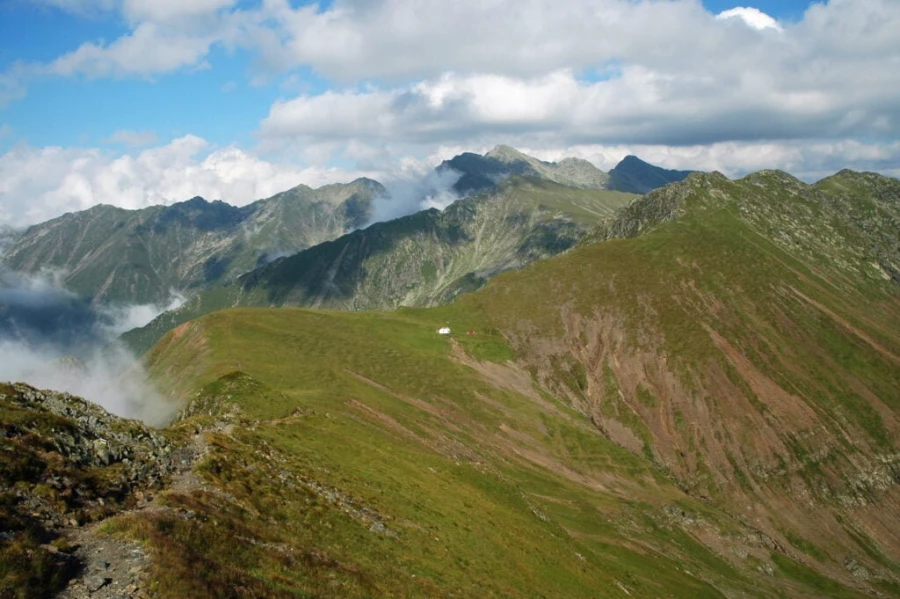 Alpine Landschaft im Făgăraș-Gebirge
