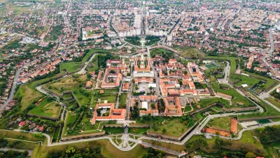 Festung Alba Carolina von oben