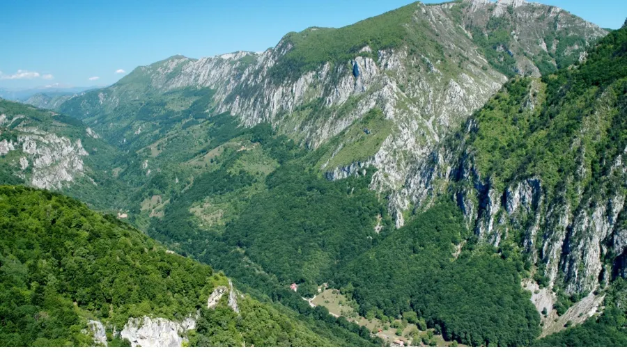 Cerna-Tal - Blick von oben