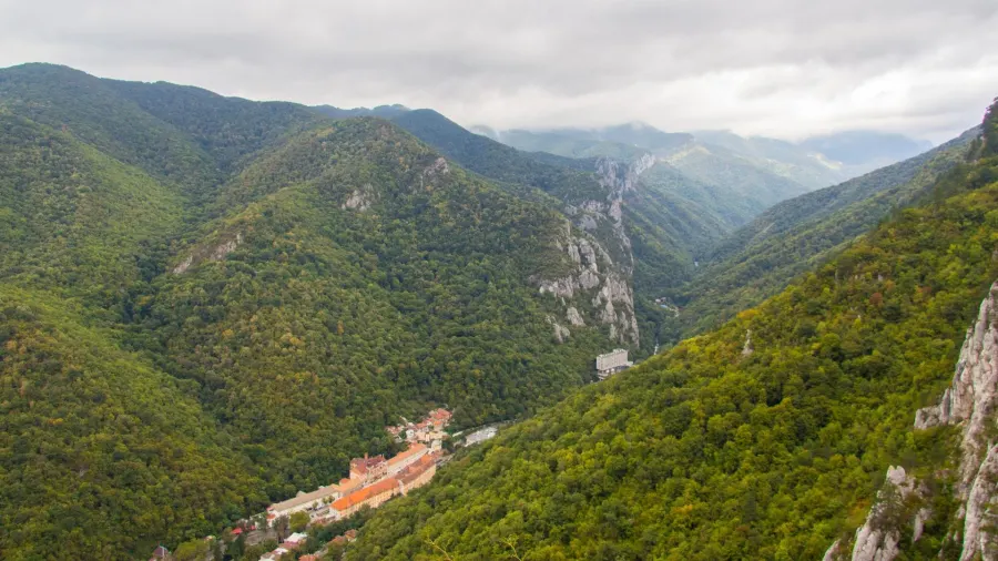 Nationalpark Domogled - Blick vom Wanderweg