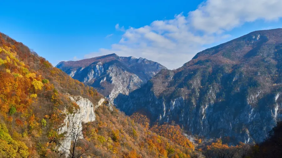 Cerna-Tal im Herbst