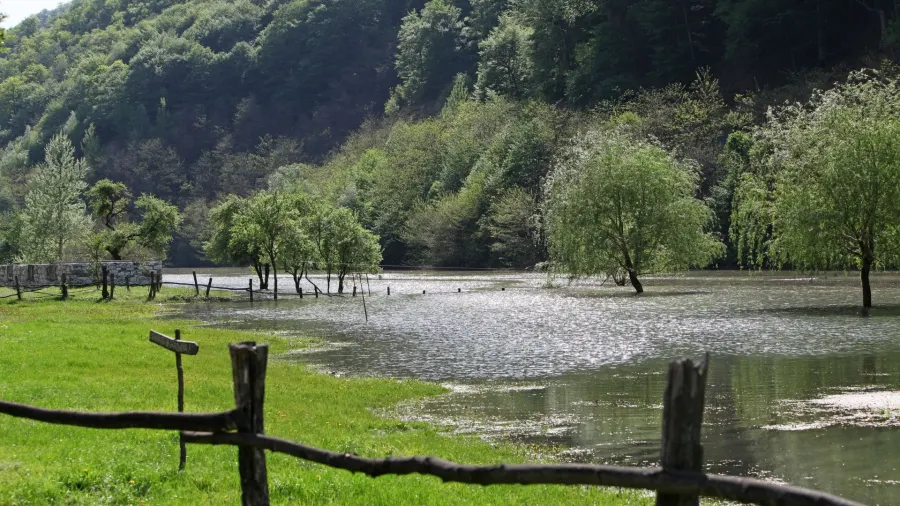 Landschaft im Cerna-Tal