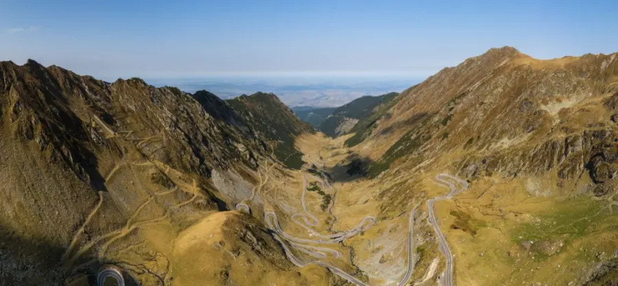Alpine scenery on the Transfăgărășan