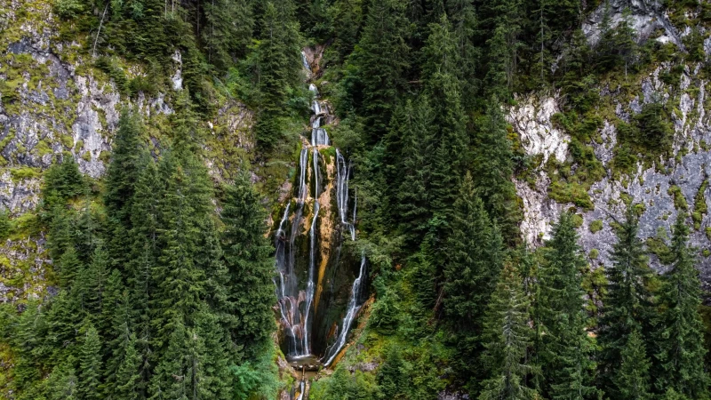 Pferdewasserfall im Rodnaer Gebirge