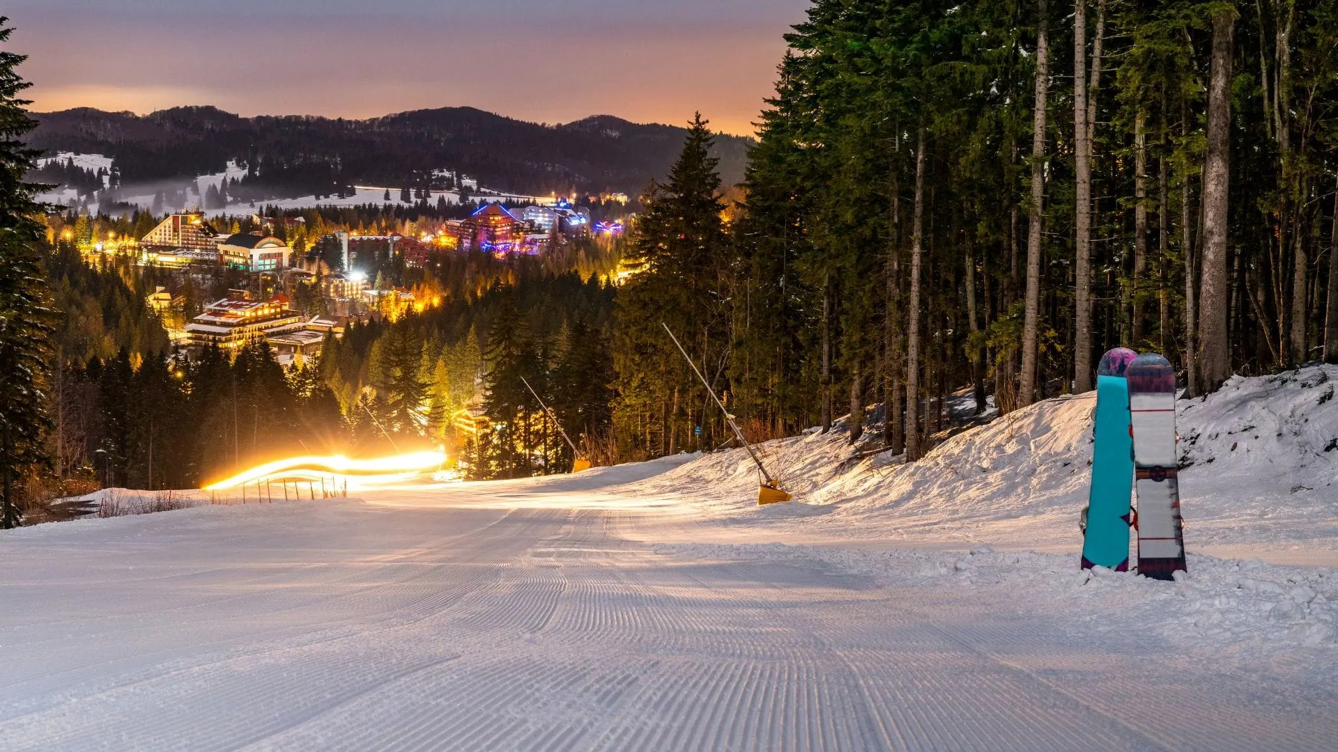 Top 7 Night Skiing Slopes in Romania